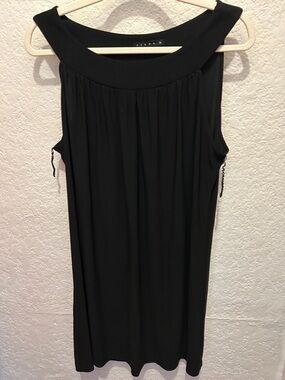 Tiana B. Black Sleeveless Shift Dress